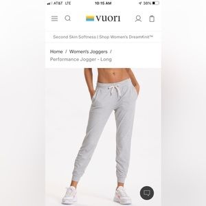 Vuori performance jogger long